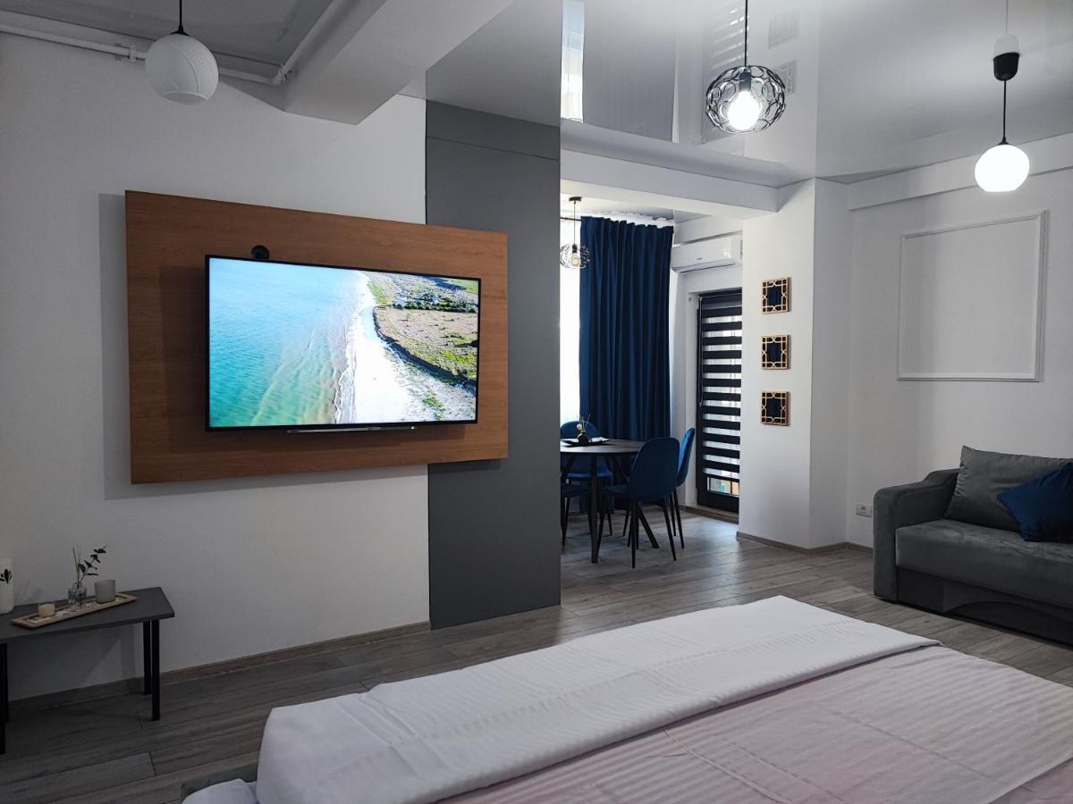 Apartament Studio Teo Blue in Mamaia Nord Năvodari Esterno foto